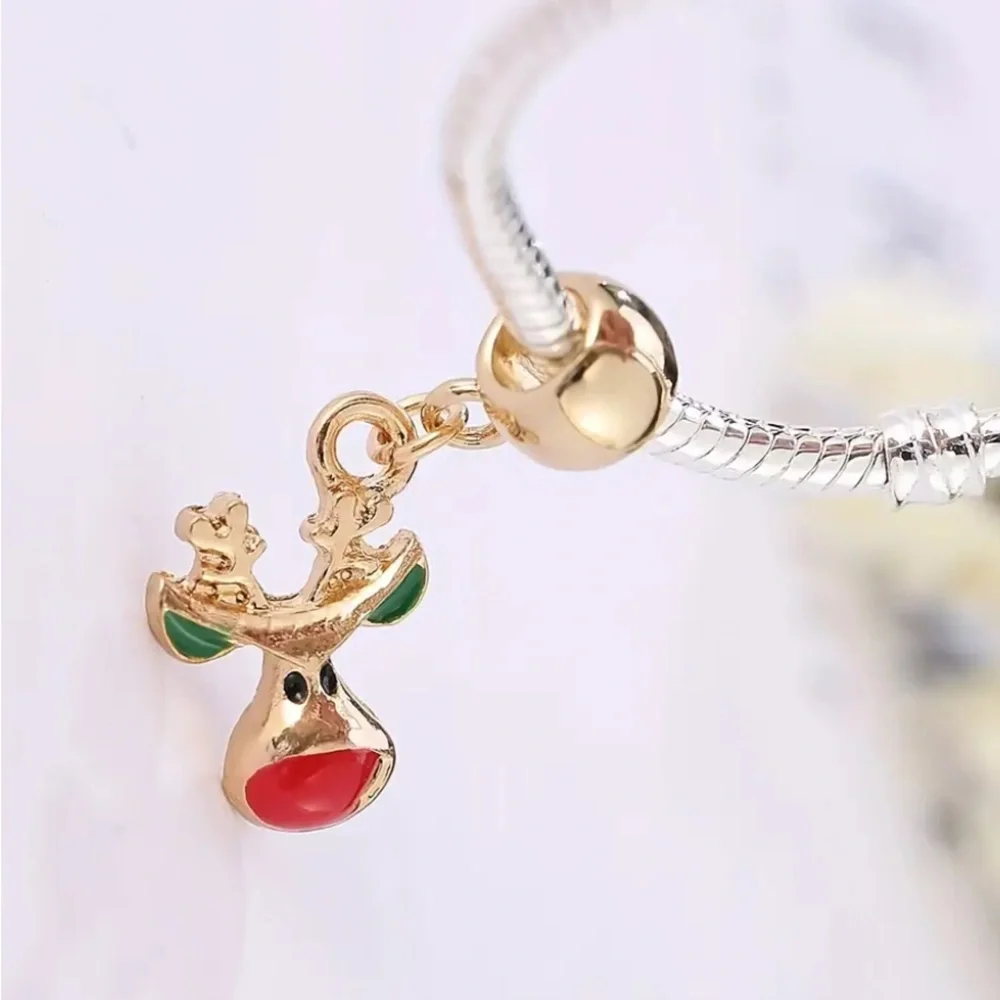 Rudolph the Red-Nosed Reindeer Dangle Charm - Pandora Style